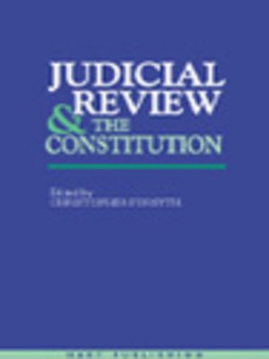 cover image of Judicial Review & the Constitution